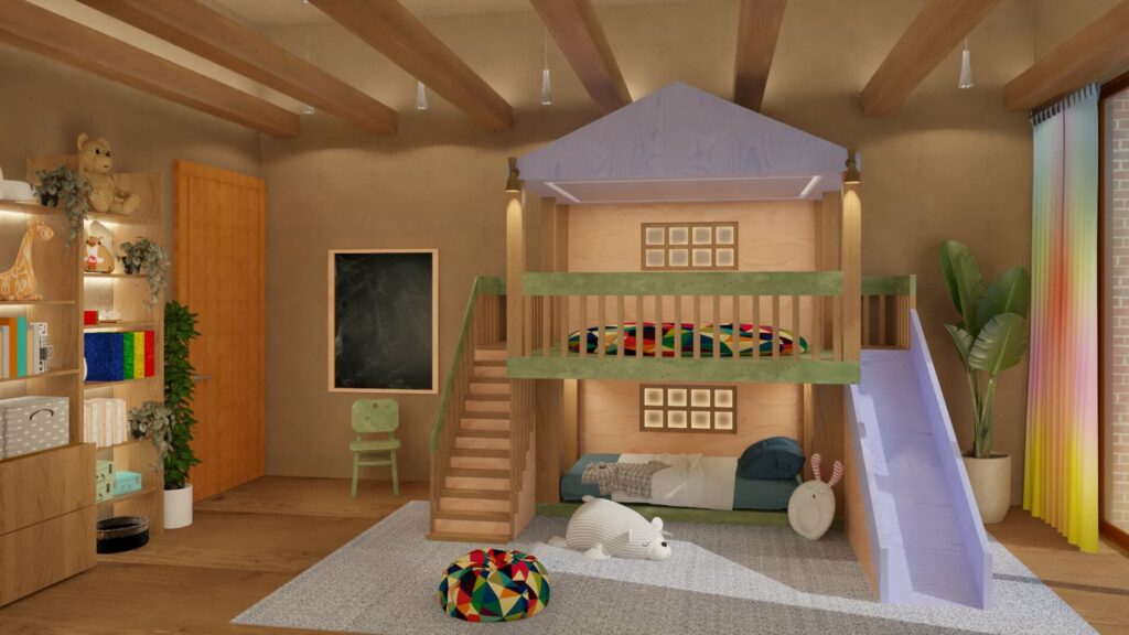 02 dormitorio infantil desde baño