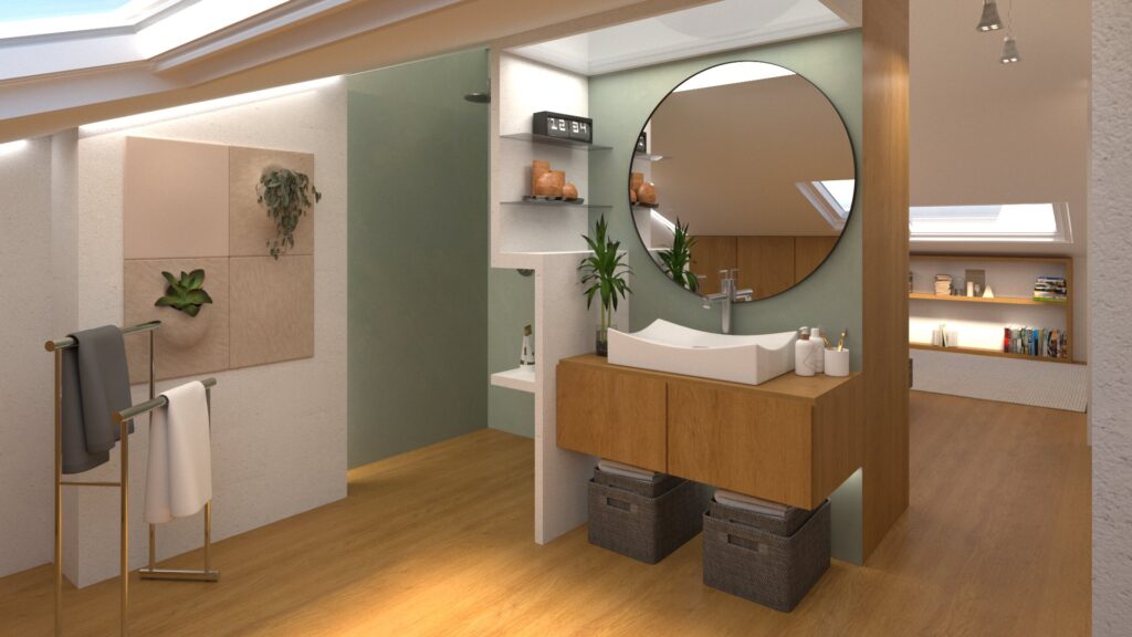 10 baño desde planta